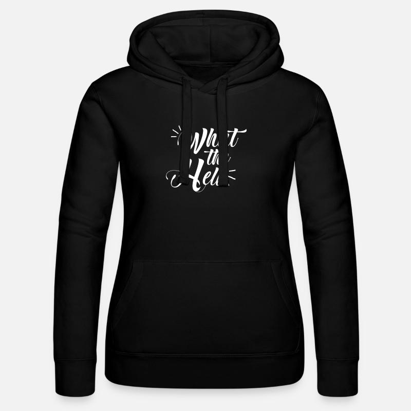 C’est quoi ça - Sweat à capuche Russell Femme - noir