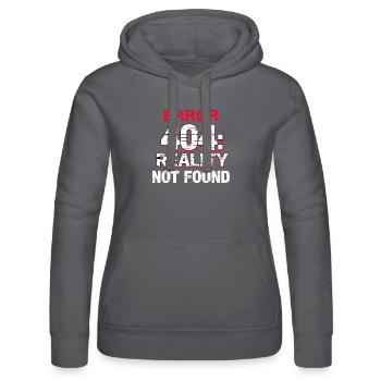 Error: Realität nicht gefunden - Frauen Kapuzen Sweater von Russell - Schwarz - Vorne - Marisol (170cm)