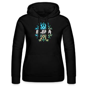 Geschenk für Elena - Frauen Kapuzen Sweater von Russell - Schwarz - Vorne - Marisol (170cm)