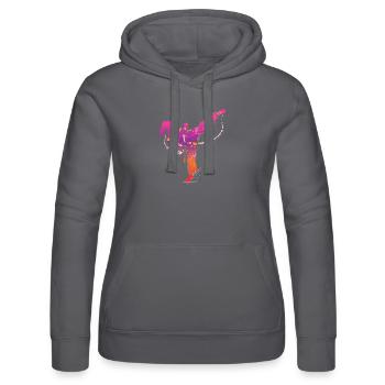 martial arts de - Frauen Kapuzen Sweater von Russell - Schwarz - Vorne - Marisol (170cm)