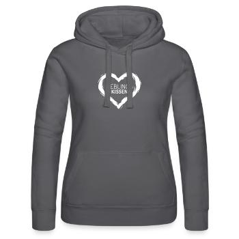 Herz Kissen - Frauen Kapuzen Sweater von Russell - Schwarz - Vorne - Marisol (170cm)