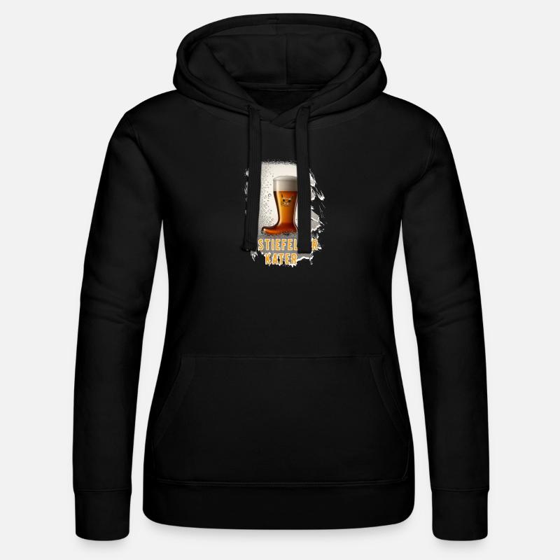 Le Chat Botté - Sweat à capuche Russell Femme - noir