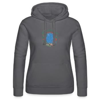 La Guadeloupe - Sweat à capuche Russell Femme - noir - Devant - Marisol (170cm)