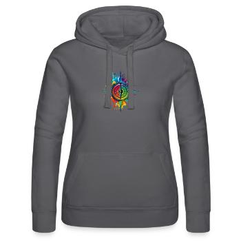 Kompass - Frauen Kapuzen Sweater von Russell - Schwarz - Vorne - Marisol (170cm)