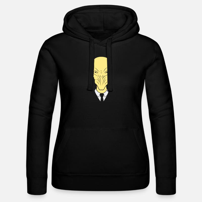 Die Stille wird fallen - Frauen Kapuzen Sweater von Russell - Schwarz