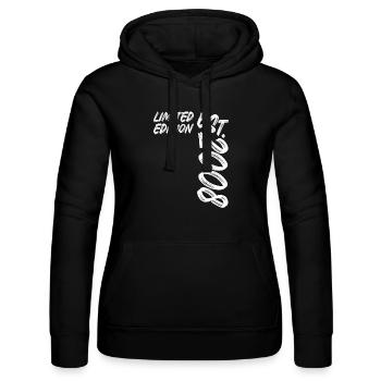 Limited Edition Est. 2008 - Frauen Kapuzen Sweater von Russell - Schwarz - Vorne - Marisol (170cm)