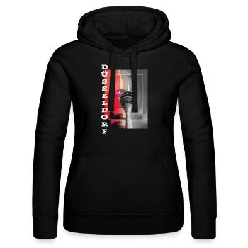 Düsseldorf Skyline Fernsehturm Deutschland Stadt - Frauen Kapuzen Sweater von Russell - Schwarz - Vorne - Marisol (170cm)