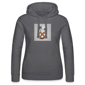 Brezel-Insel-Palme - Frauen Kapuzen Sweater von Russell - Schwarz - Vorne - Marisol (170cm)