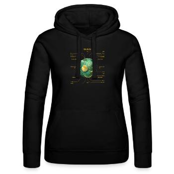 Himmelsscheibe - Frauen Kapuzen Sweater von Russell - Schwarz - Vorne - Marisol (170cm)