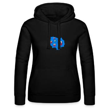 Région île de france - Sweat à capuche Russell Femme - noir - Devant - Marisol (170cm)