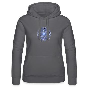 Mandala Schutz - Frauen Kapuzen Sweater von Russell - Schwarz - Vorne - Marisol (170cm)