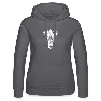 Badminton – pas de trucs pour enfants - Badminton Pro - Sweat à capuche Russell Femme - noir - Devant - Marisol (170cm)