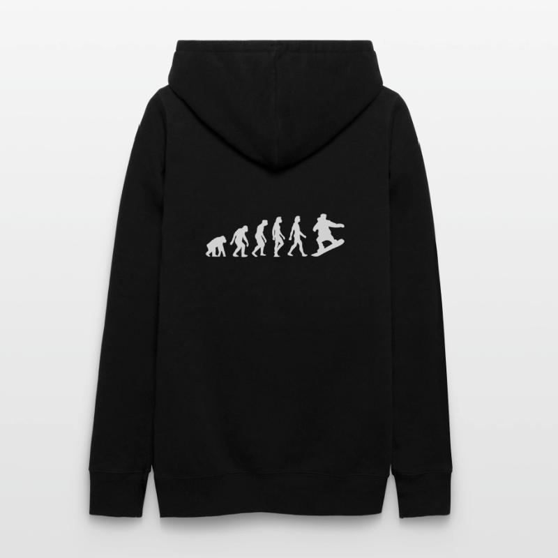 L évolution de Snowboard Sweat à capuche Russell Femme
