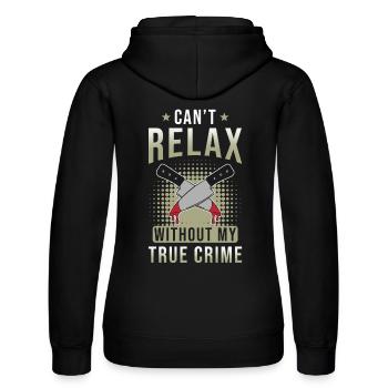 True Crime - Frauen Kapuzen Sweater von Russell - Schwarz - Hinten - Marisol (170cm)