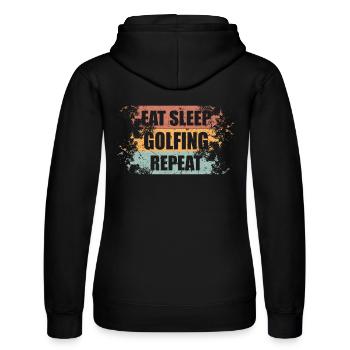 Tetrathlon Spruch lustig - Frauen Kapuzen Sweater von Russell - Schwarz - Hinten - Marisol (170cm)