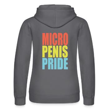Micro fierté du pénis - Sweat à capuche Russell Femme - noir - Dos - Marisol (170cm)
