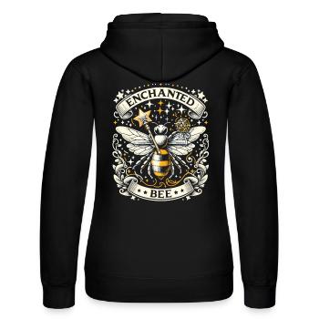 Magische Honigbiene: Zauberwelten - Frauen Kapuzen Sweater von Russell - Schwarz - Hinten - Marisol (170cm)