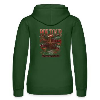 Äqypten BDE Tauchen Elphinstone Dedalus Brothers - Frauen Kapuzen Sweater von Russell - Flaschengrün - Hinten - Liana (172cm)
