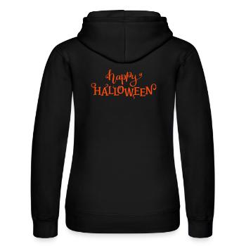 Joyeux lettrage d’halloween - Sweat à capuche Russell Femme - noir - Dos - Marisol (170cm)