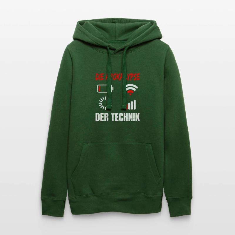 Coder DIE APOKALYPSE DER TECHNIK LUSTIG Frauen Kapuzen Sweater von Russell