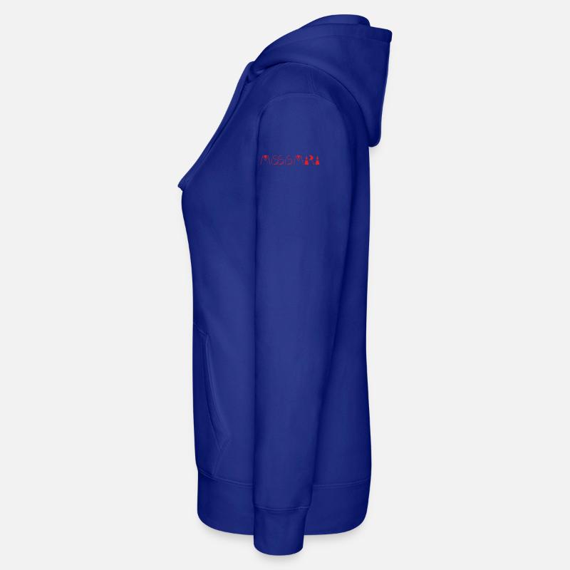 Missismara rot Frauen Kapuzen Sweater von Russell