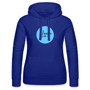 Tonne - Boje Nordsee Segeln Ostsee Maritim - Frauen Kapuzen Sweater von Russell - Royalblau - Vorne - Liana (172cm)