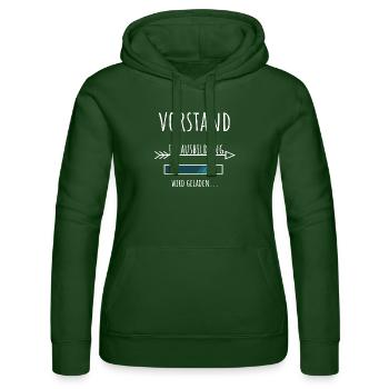 Management Studium Beruf Ausbildung Vorstand - Frauen Kapuzen Sweater von Russell - Flaschengrün - Vorne - Liana (172cm)