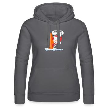 Noel Carotte - Sweat à capuche Russell Femme - gris - Devant - Marisol (170cm)