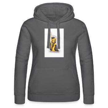Münchner Kindl mit Lichtschwert - Frauen Kapuzen Sweater von Russell - Grau - Vorne - Marisol (170cm)