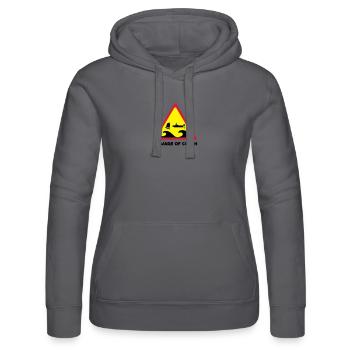 Beware Of Coach - Opti Edition - Frauen Kapuzen Sweater von Russell - Grau - Vorne - Marisol (170cm)
