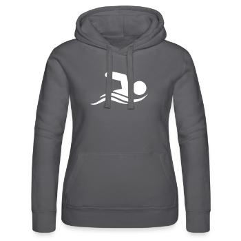 Swimming - Frauen Kapuzen Sweater von Russell - Grau - Vorne - Marisol (170cm)