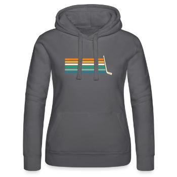 Hockey Players Hockey - Women’s Hooded Sweater by Russell - grey - Front - Marisol (170cm)