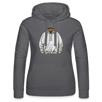 Hoodie - Frauen Kapuzen Sweater von Russell - Grau - Vorne - Marisol (170cm)