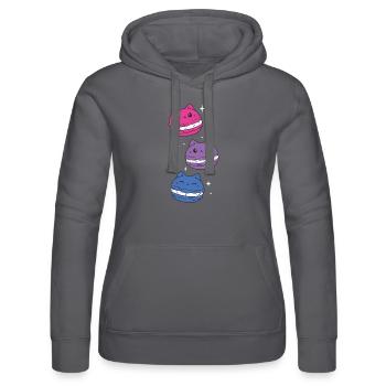 Bisexual - Bisexual Pride - Bisexual Flag - Frauen Kapuzen Sweater von Russell - Grau - Vorne - Marisol (170cm)