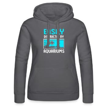 Aquarium Aquarist - Frauen Kapuzen Sweater von Russell - Grau - Vorne - Marisol (170cm)