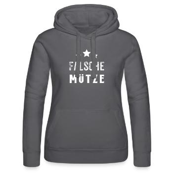 Falsche Mütze - Frauen Kapuzen Sweater von Russell - Grau - Vorne - Marisol (170cm)