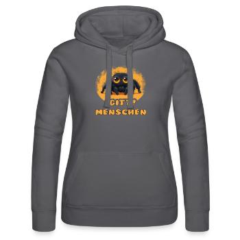 Lustige Igitt ! Menschen Spinne - Frauen Kapuzen Sweater von Russell - Grau - Vorne - Marisol (170cm)