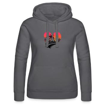 Jahrgang 1990-90 Jahre - Frauen Kapuzen Sweater von Russell - Grau - Vorne - Marisol (170cm)