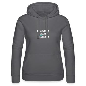 Oma 2026 schwedisch - Frauen Kapuzen Sweater von Russell - Grau - Vorne - Marisol (170cm)
