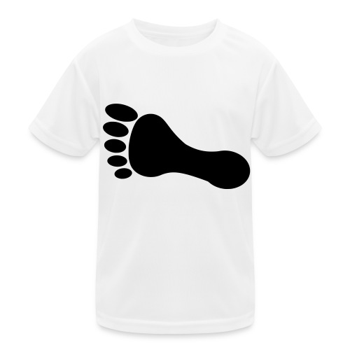 foot_vector_by_sarah_smal - Funktions-T-shirt barn
