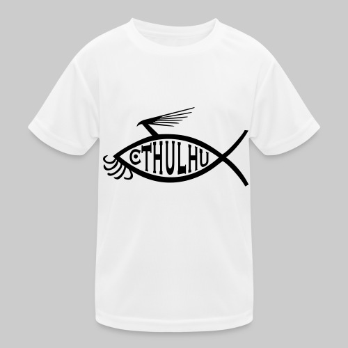 Cthulhu Fisch nP - Kinder Funktions-T-Shirt
