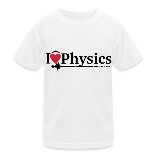 I heart physics - Kids Functional T-Shirt