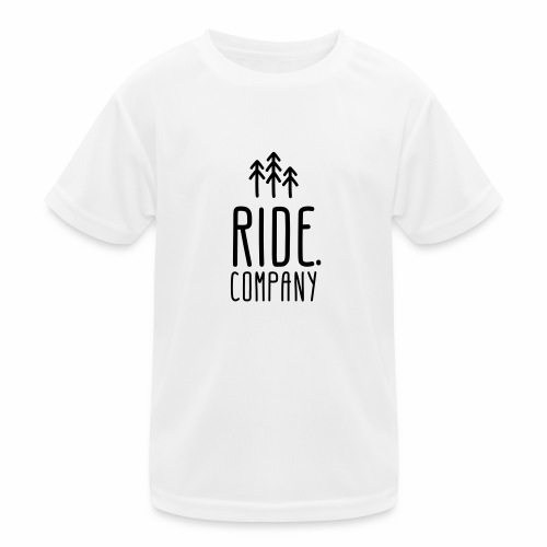 RIDE.company Logo - Kinder Funktions-T-Shirt