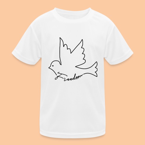 A white dove and peace - Kids Functional T-Shirt