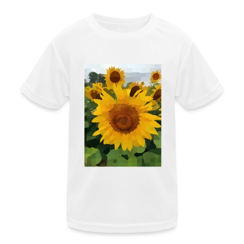 Sonnenblume - Kinder Funktions-T-Shirt