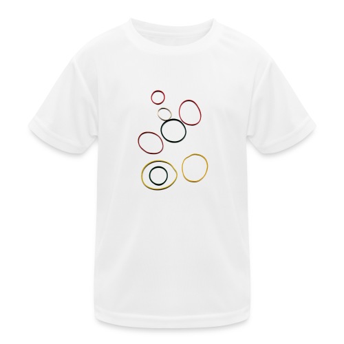Rubber band - line of poetry - Kinder Funktions-T-Shirt