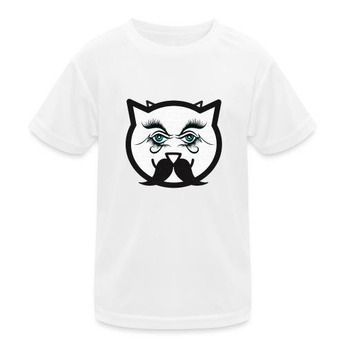 Hipster cat Boy by Tshirtchicetchoc - T-shirt sport Enfant