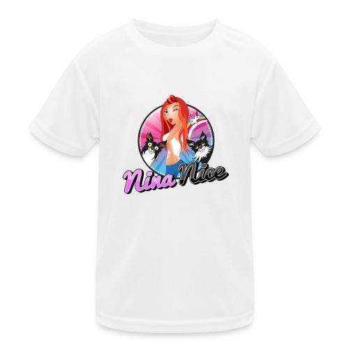 Nina Nice Logo - Kinder Funktions-T-Shirt