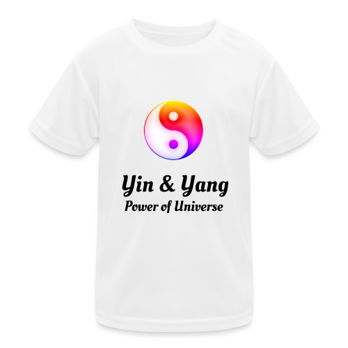 Yin Yang - moc wszechświata - Funkcjonalna koszulka dziecięca