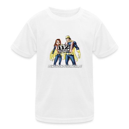 Superhelden & Logo - Kinder Funktions-T-Shirt